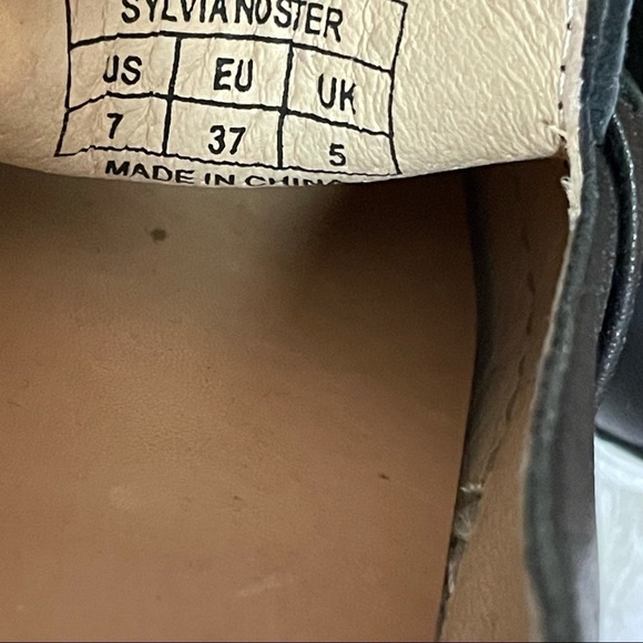 Sylvia Noster Folded Kiltie Slip on Sneakers Sz 7 - Picture 8 of 8